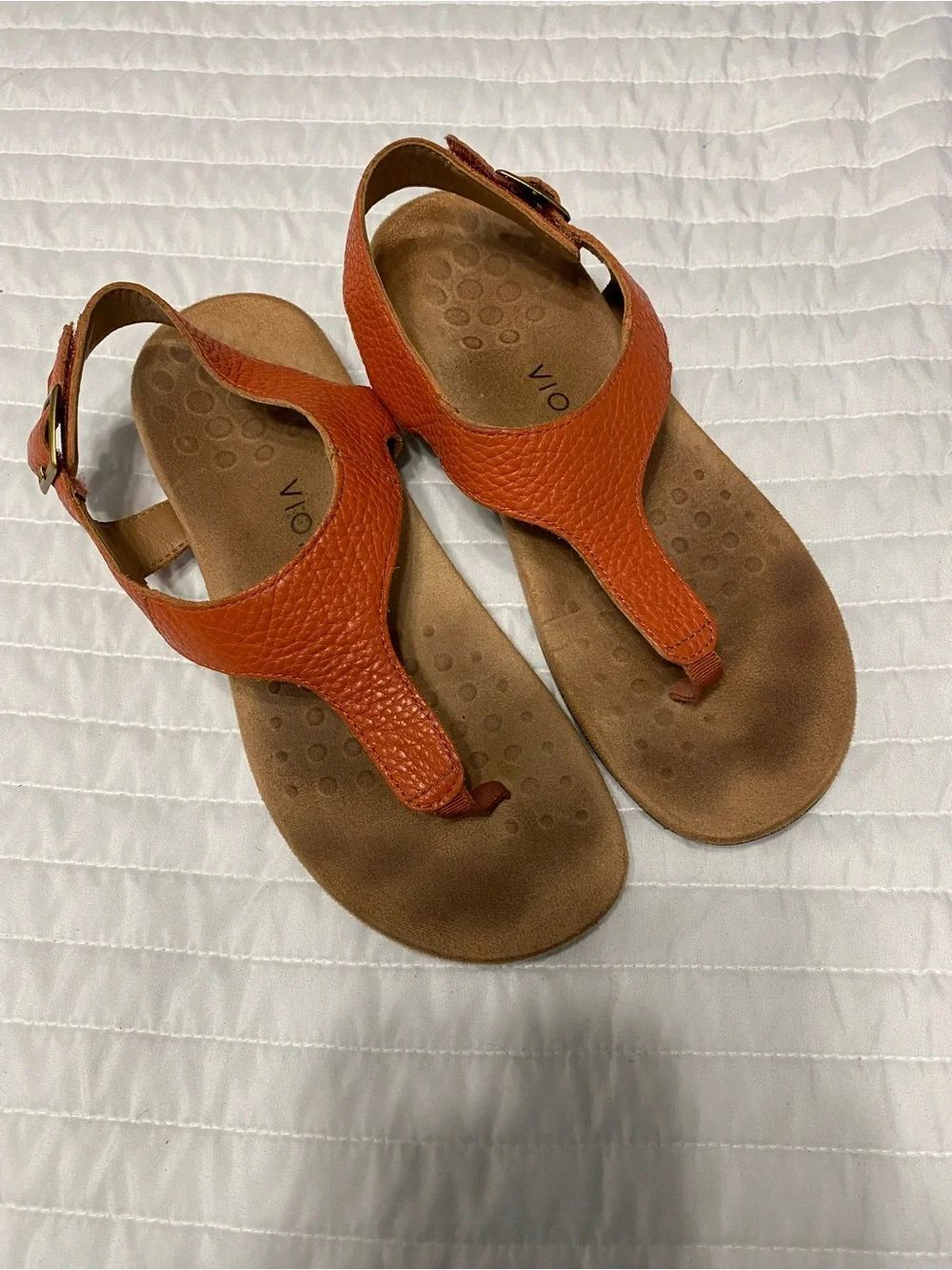 Vionic Terra Orange Sandals Women’s Size 8